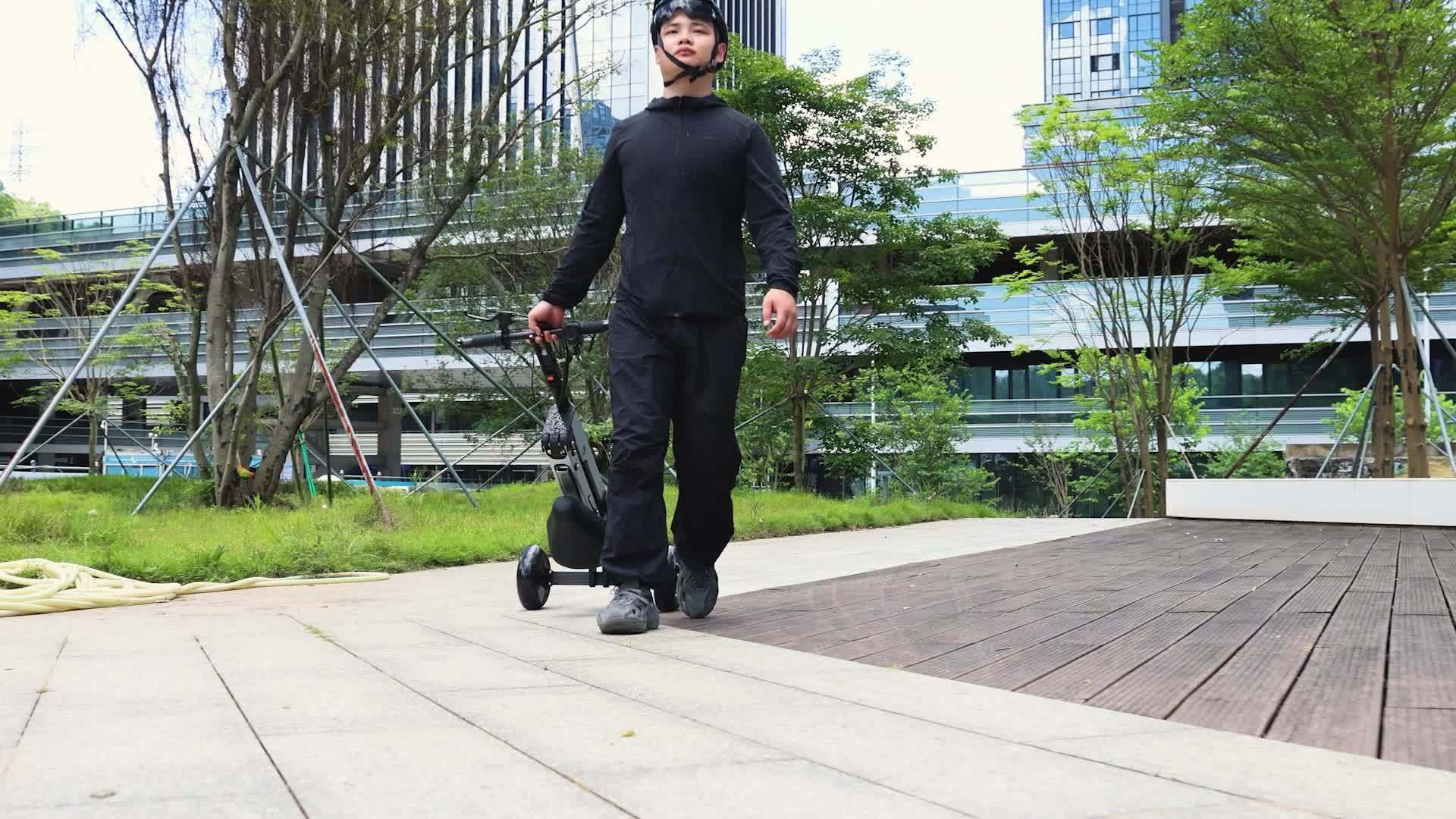 TopMate Electric Scooter, 8 Inch 3 Wheel Foldable Trike with Adult Seat, Lightweight Electric Scooter with Removable 36V 7.8AH Battery And Reverse Function - 图片 9