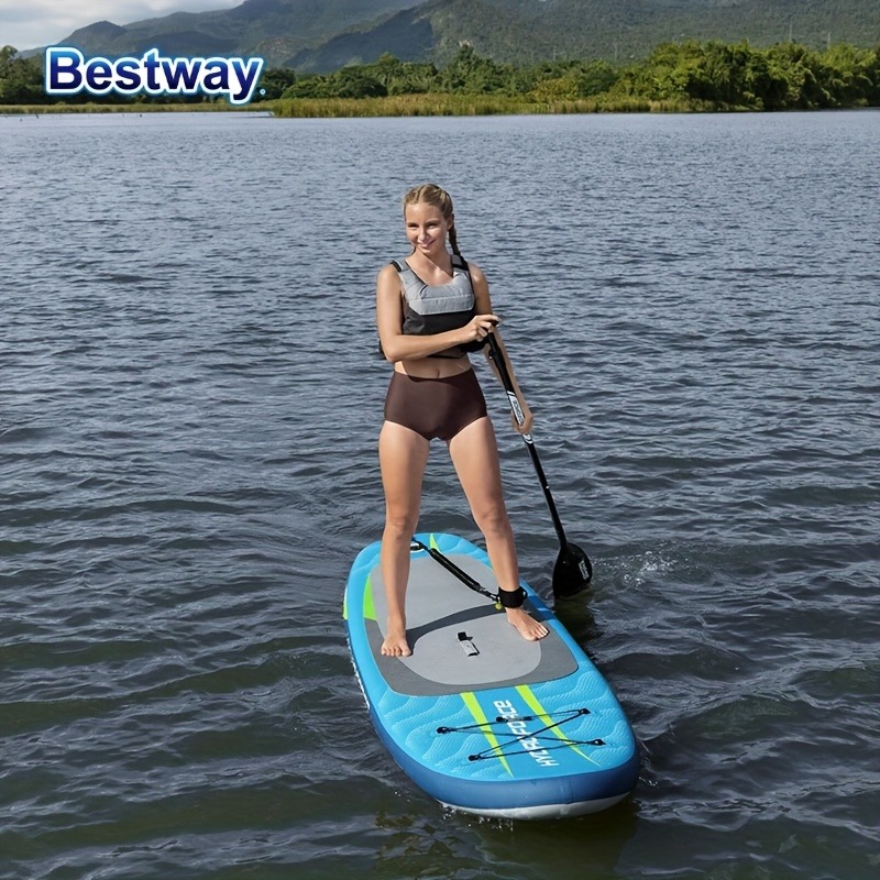 MULTIGOT 11" Inflatable Stand-Up Paddle Board Surfboard with Aluminum Paddle, Carry Bag, and Accessories - Durable Multi-Color PVC, Non-Slip EVA Deck, Adjustable Fins for All Skill Levels - 图片 25