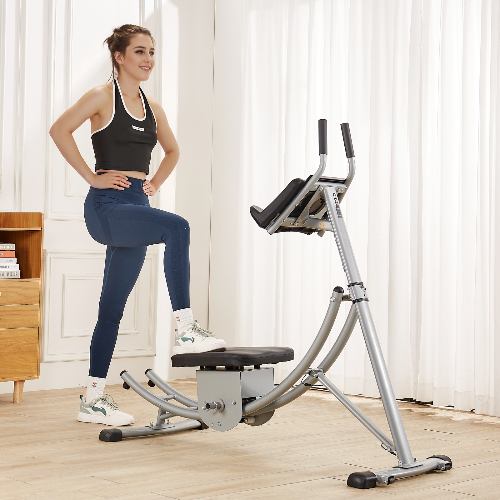 VEVOR AB Workout Machine Equipment Home Gym Core Abdominal Trainers Adjustable - 图片 2