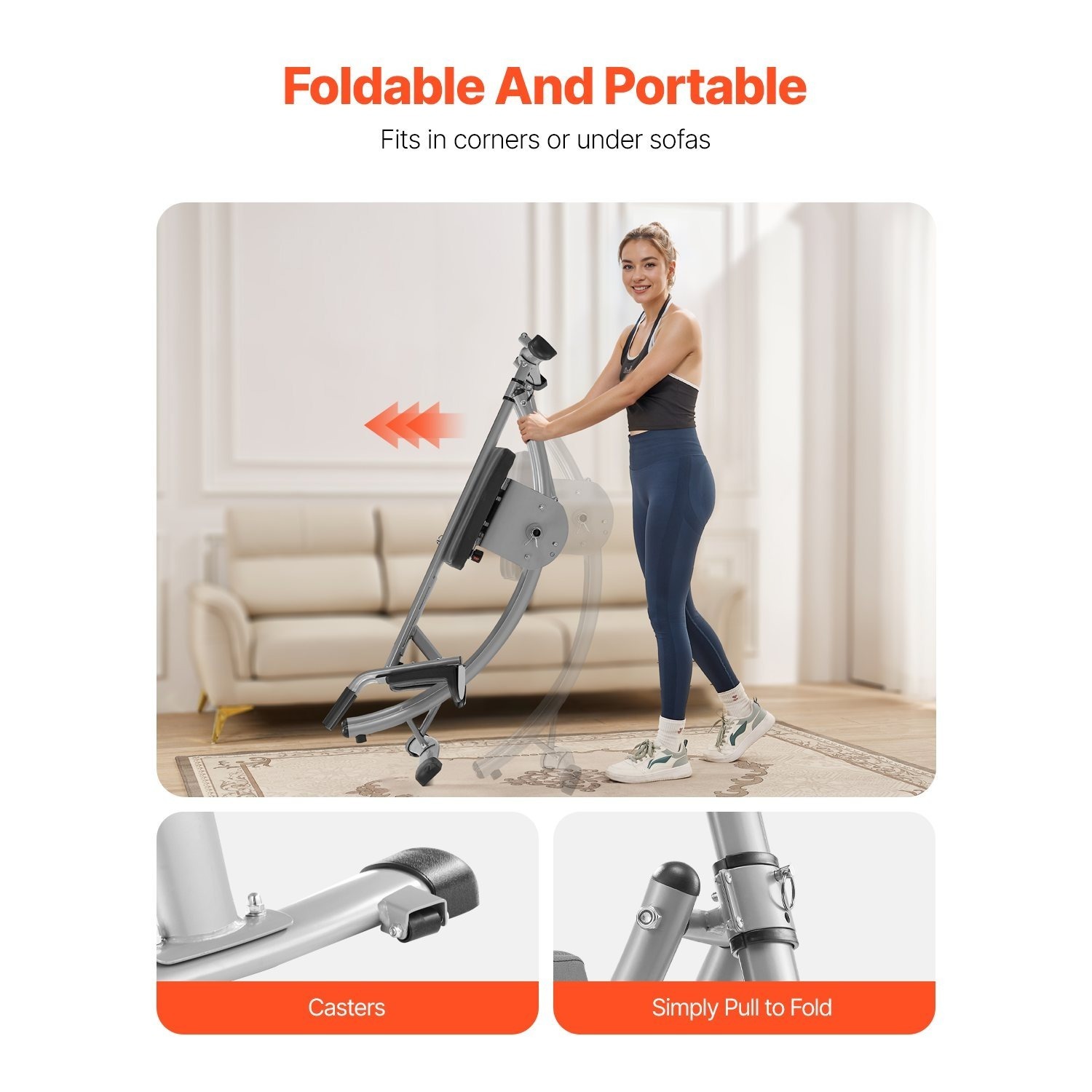 VEVOR AB Workout Machine Equipment Home Gym Core Abdominal Trainers Adjustable - 图片 7
