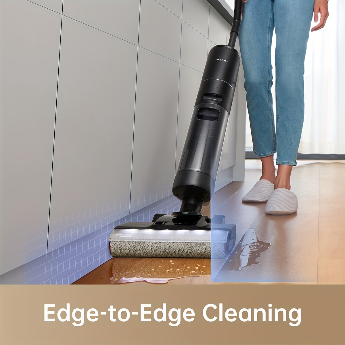 Dreame H13 Pro Wet Dry Vacuum Cleaner, Smart Floor Cleaner Vacuum Mop For Hard Floors, 140°F Brush Wash, Hot Air & Dual Rotation Self-Cleaning, GlideWheel Power System, Great For Sticky Messes - 图片 2