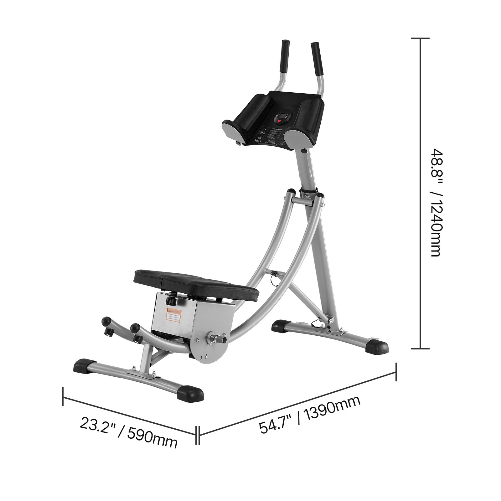 VEVOR AB Workout Machine Equipment Home Gym Core Abdominal Trainers Adjustable - 图片 3