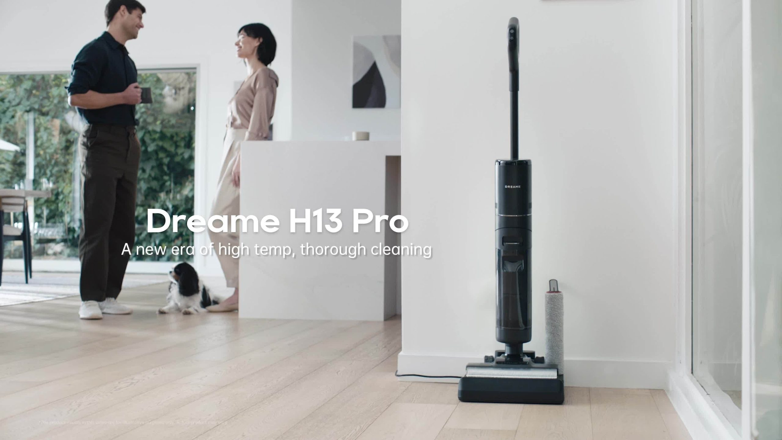 Dreame H13 Pro Wet Dry Vacuum Cleaner, Smart Floor Cleaner Vacuum Mop For Hard Floors, 140°F Brush Wash, Hot Air & Dual Rotation Self-Cleaning, GlideWheel Power System, Great For Sticky Messes - 图片 9
